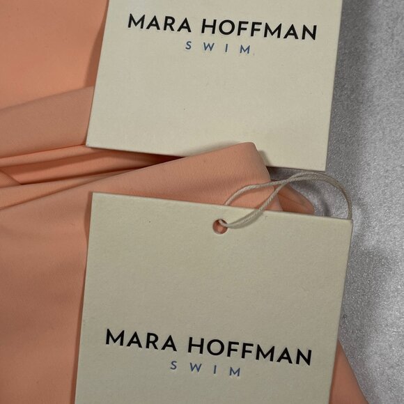 Mara Hoffman Orange Bikini Set with Wrap Style and High-Waisted Design - Picture 12 of 16